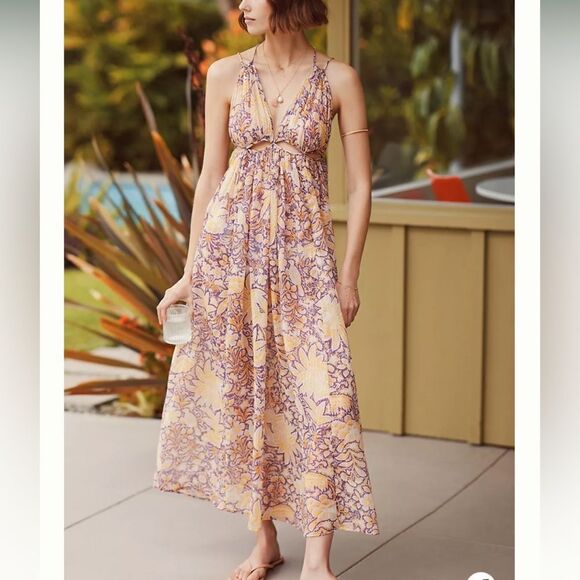 Anthropologie Dresses & Skirts - Cutout Maxi Dress 